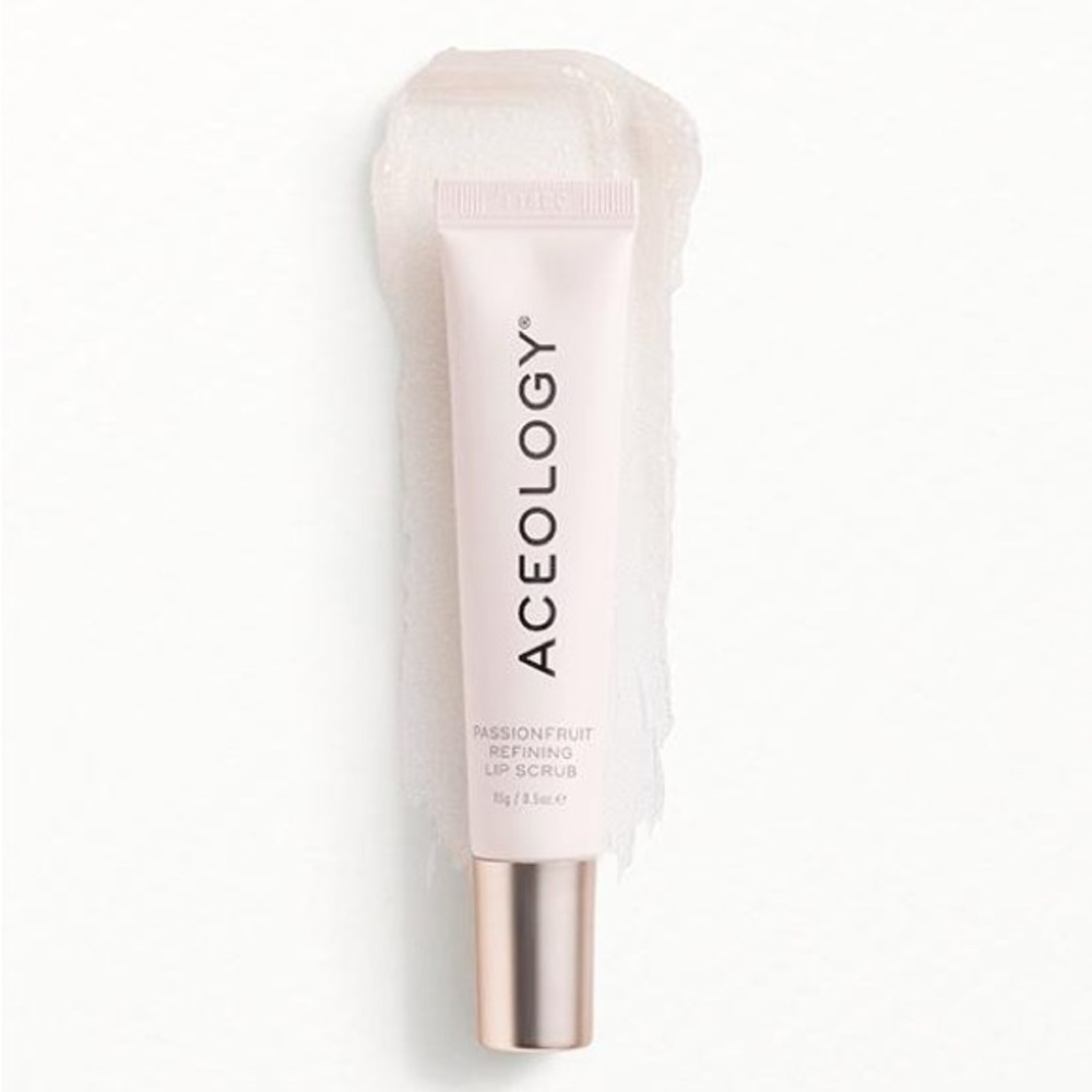 Aceology Passionfruit Refining Lip Scrub | NEW | Conditioning Lip Sugar Scrub